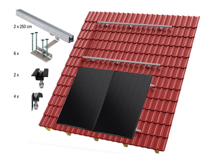 Solarmontageset Ziegeldach