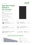 29,75 KWp Solaranlage 70 xJinko JKM425N-54HL4-B+ Growatt MID 30KTL3-XH